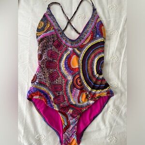 Camilla warlu dreaming one piece scoop neck one piece